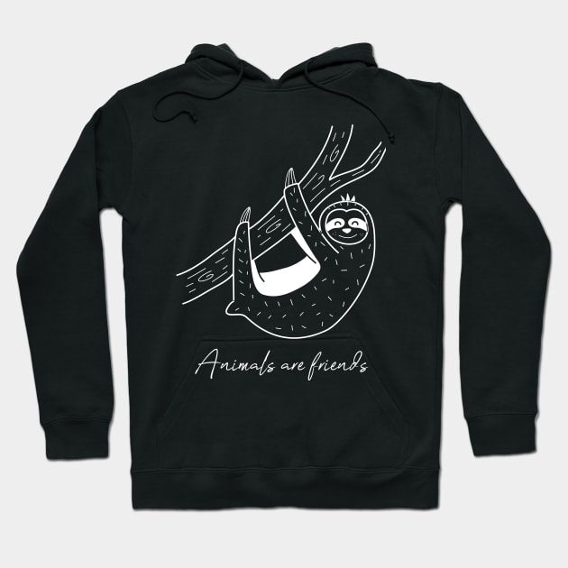 'Animals Are Friends' Animal Conservation Shirt Hoodie by ourwackyhome